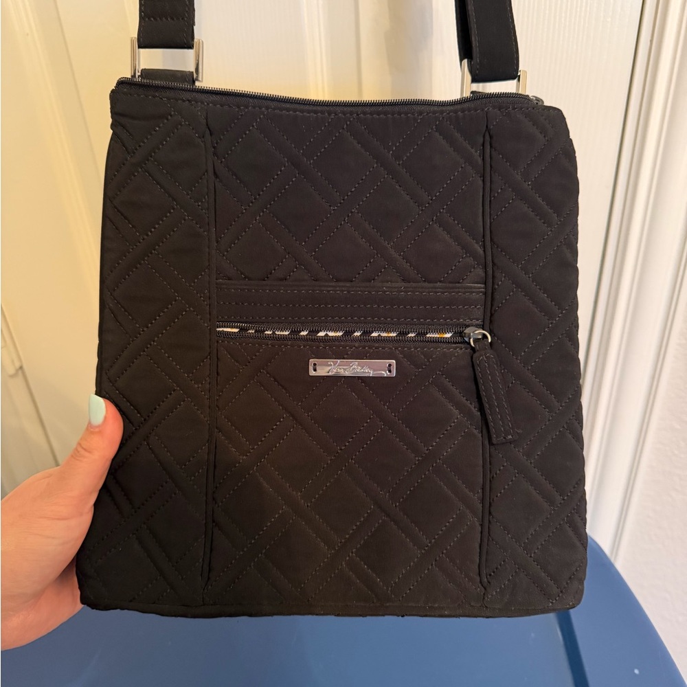 Vera Bradley Black Quilted Crossbody Bag